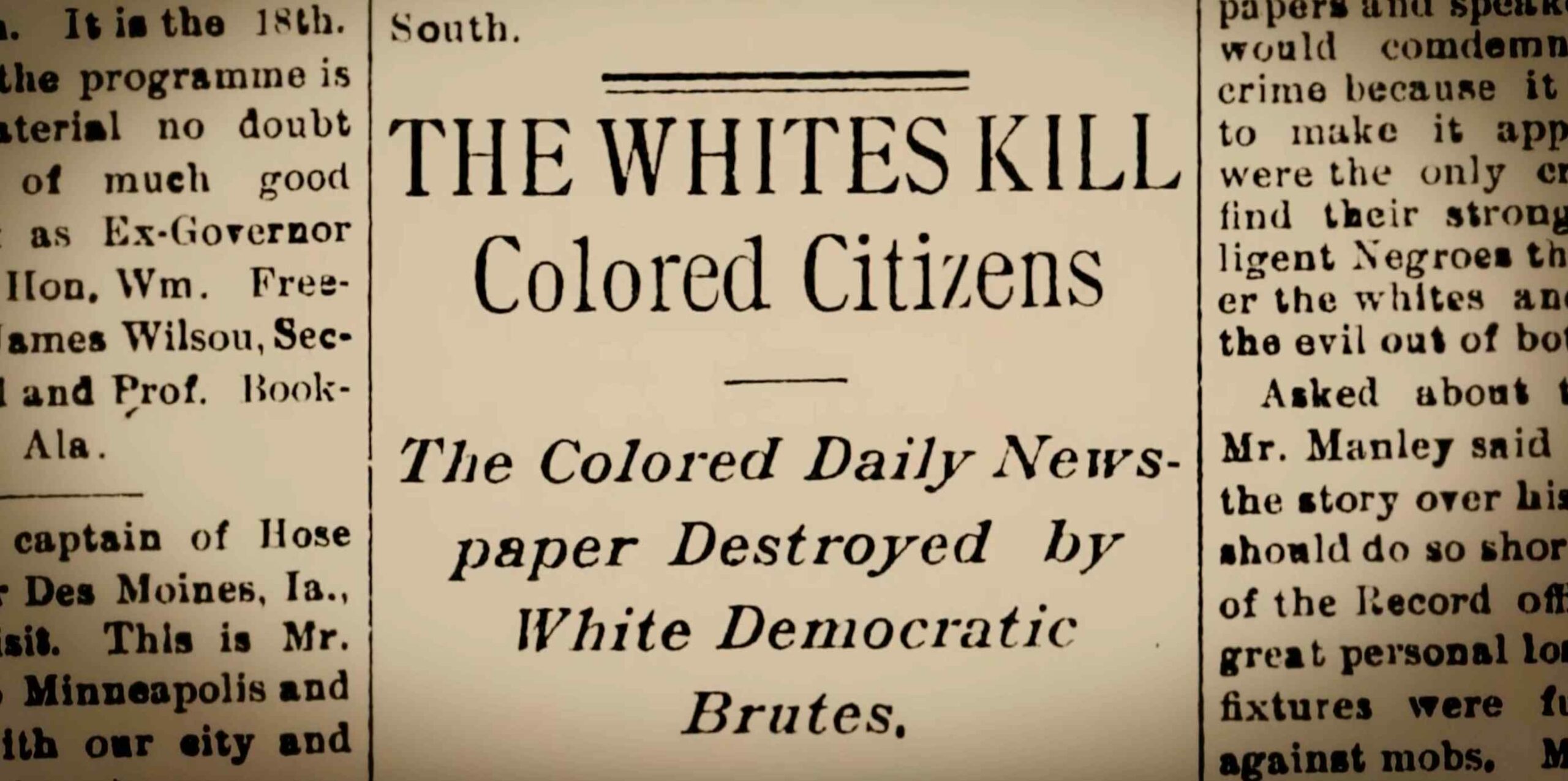 'American Coup: Wilmington 1898' Preview Shows Traditional White Media's Connection To Racial Violence